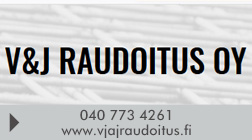 V&J Raudoitus oy logo